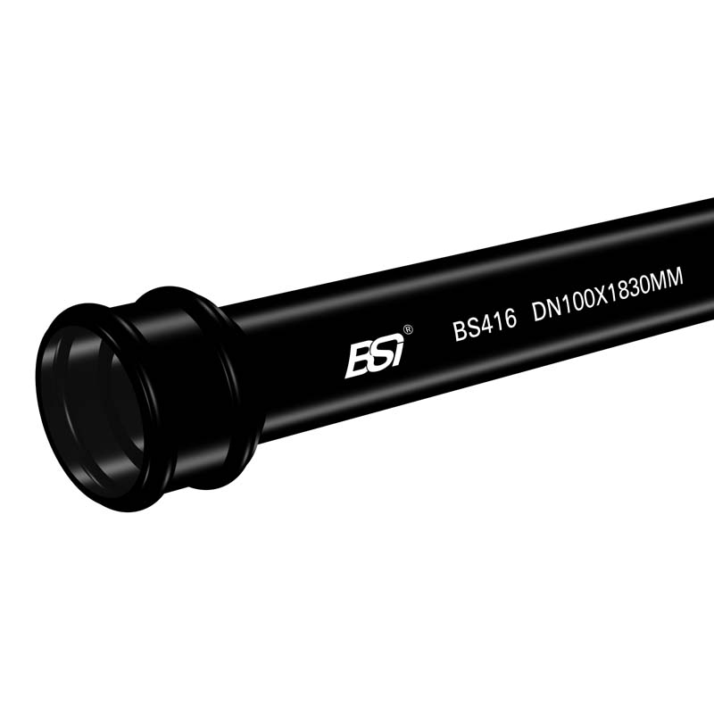 BS416 Single Spigot Cast iron drain Pipe
